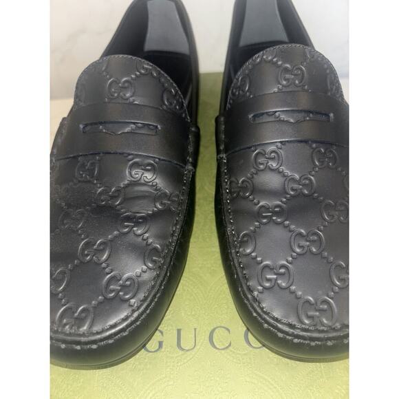 Gucci Men\'s Loafers in Black - Like New, Size 11 main image 4